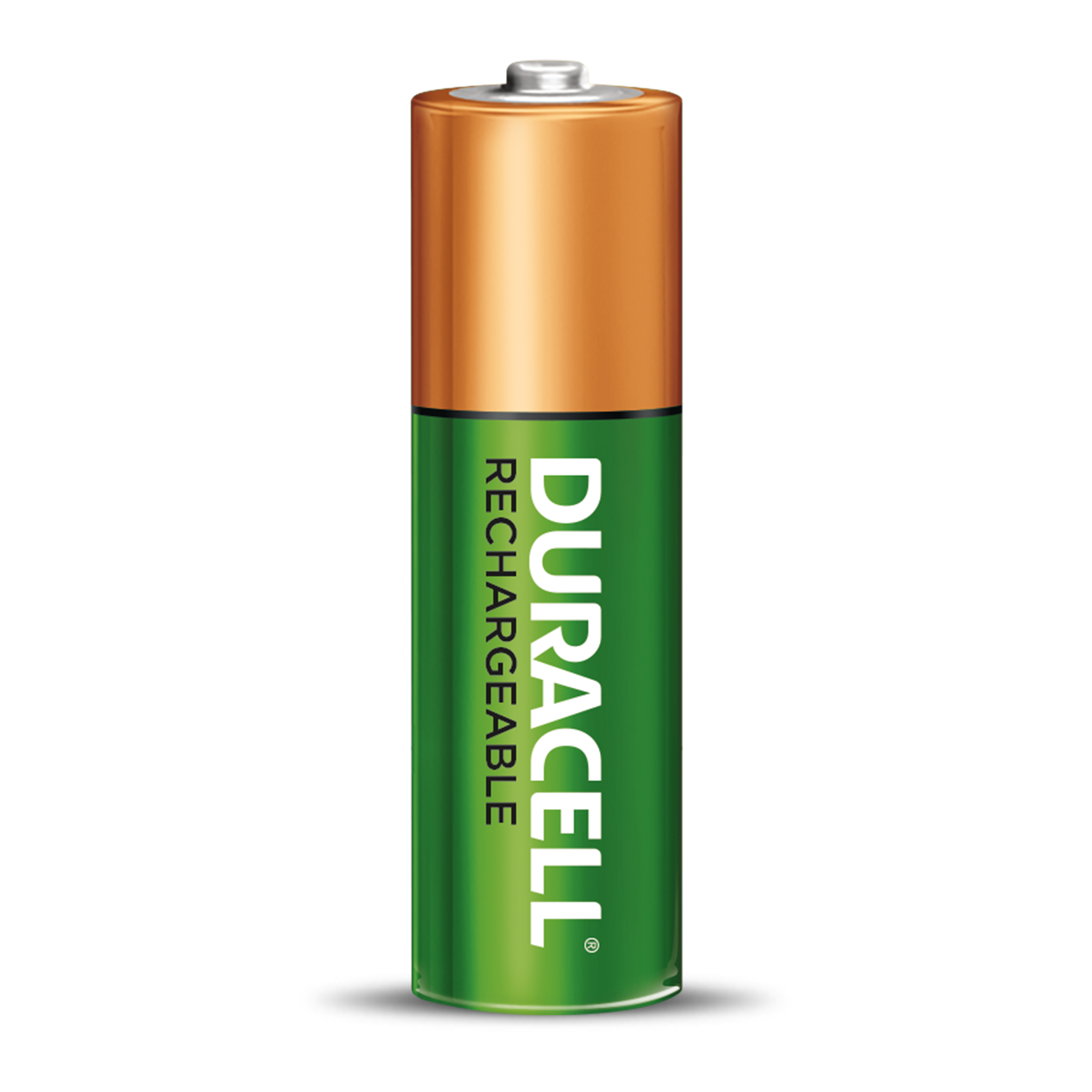 Standalone green and copper AA rechargeable battery